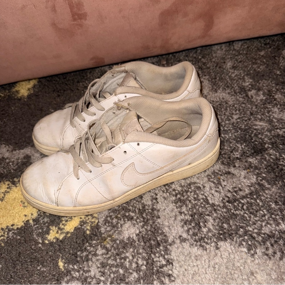 Nike Women's Athletic Shoes - Beige and Off-White